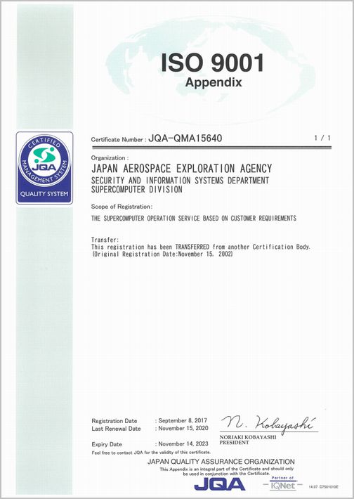 Picture: Attachment of ISO9001 Certificate